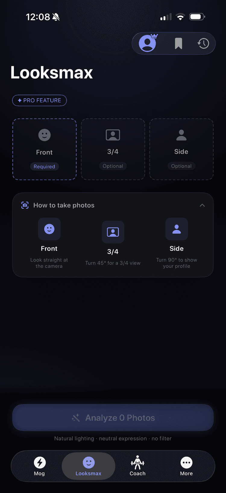 Looksmax screenshot